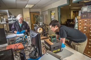 The Alaska Research Center Cubesat is one of four NASA-sponsored cubesats that launched aboard the NROL-55 Atlas V rocket on Oct. 8, 2015. Called ARC for short, it was built by students at the University of Alaska, Fairbanks to test technology for future
