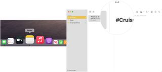 To create a new tag in the Notes app on Mac, open the Notes app, then create a new note or open an existing one. Type the number sign followed by a word.