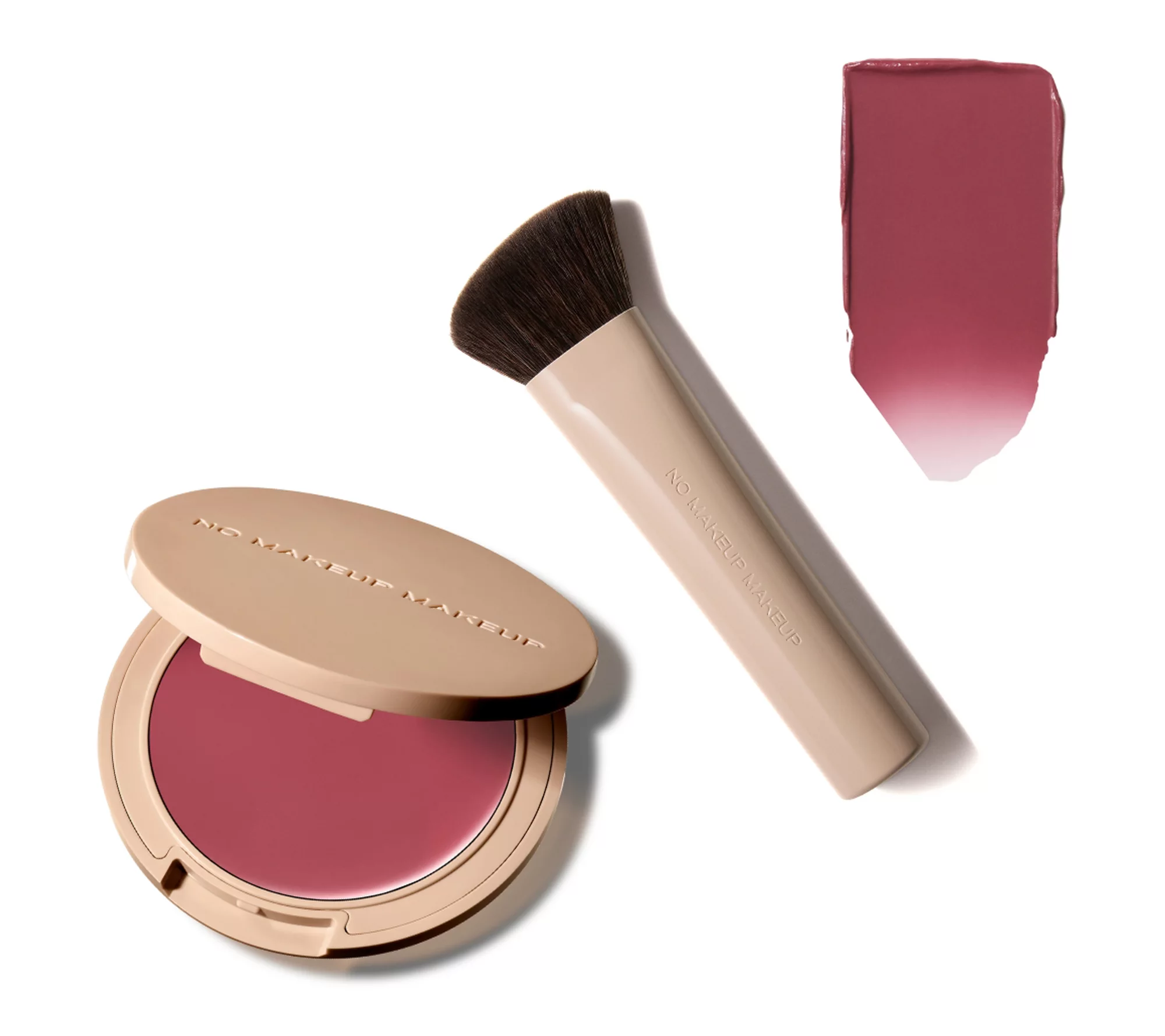 No Makeup Makeup Blush &amp;amp; Lip + Blush Brush