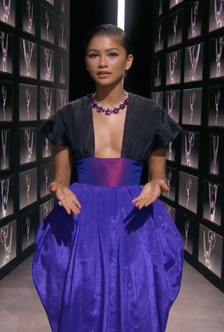 Zendaya made an on-screen appearance during the 2020 Emmy Awards.