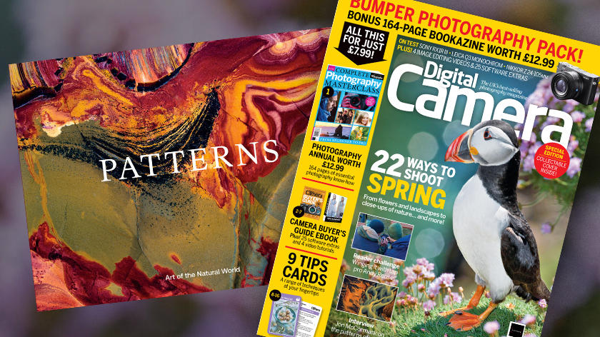 Front cover of the Patterns: Art of the Natural World book by Jon McCormack, which appears in issue 306 (Spring 2026) of Digital Camera magazine