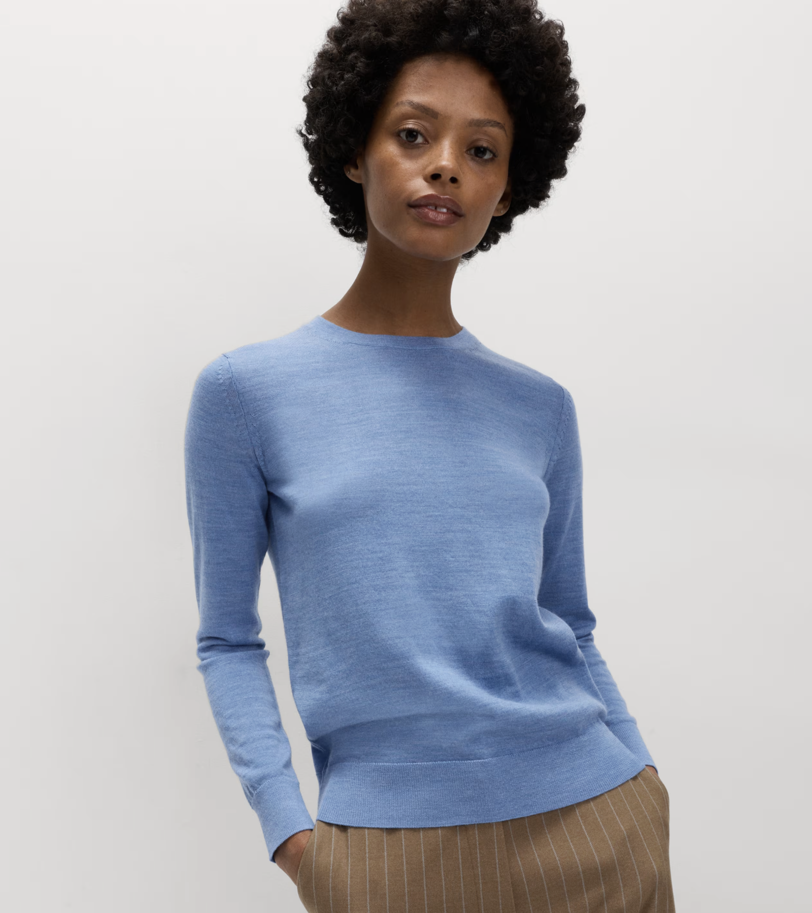 M&amp;amp;S, Pure Merino Wool Crew Neck Jumper