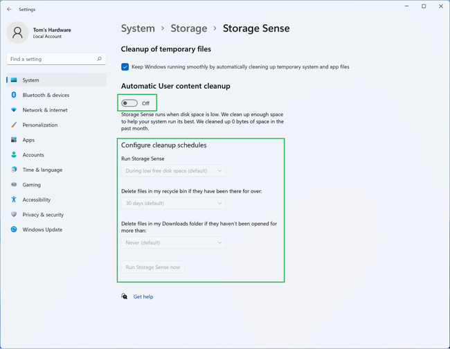 How To Save Space On Windows 11 | Tom's Hardware