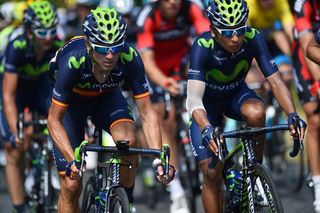 Alejandro Valverde and Nairo Quintana (Movistar)