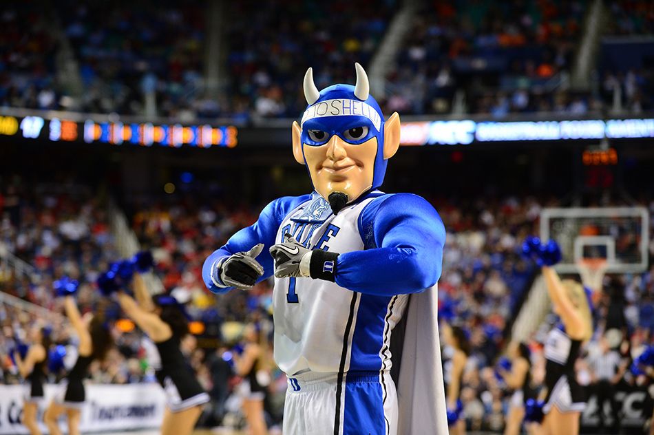 The Duke University Blue Devil at the ACC Tournament