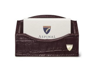 Aspinal of London Business Card Holder