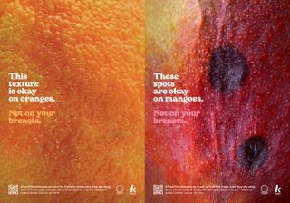 Breast cancer awareness ads created by Ogilvy Bolivia