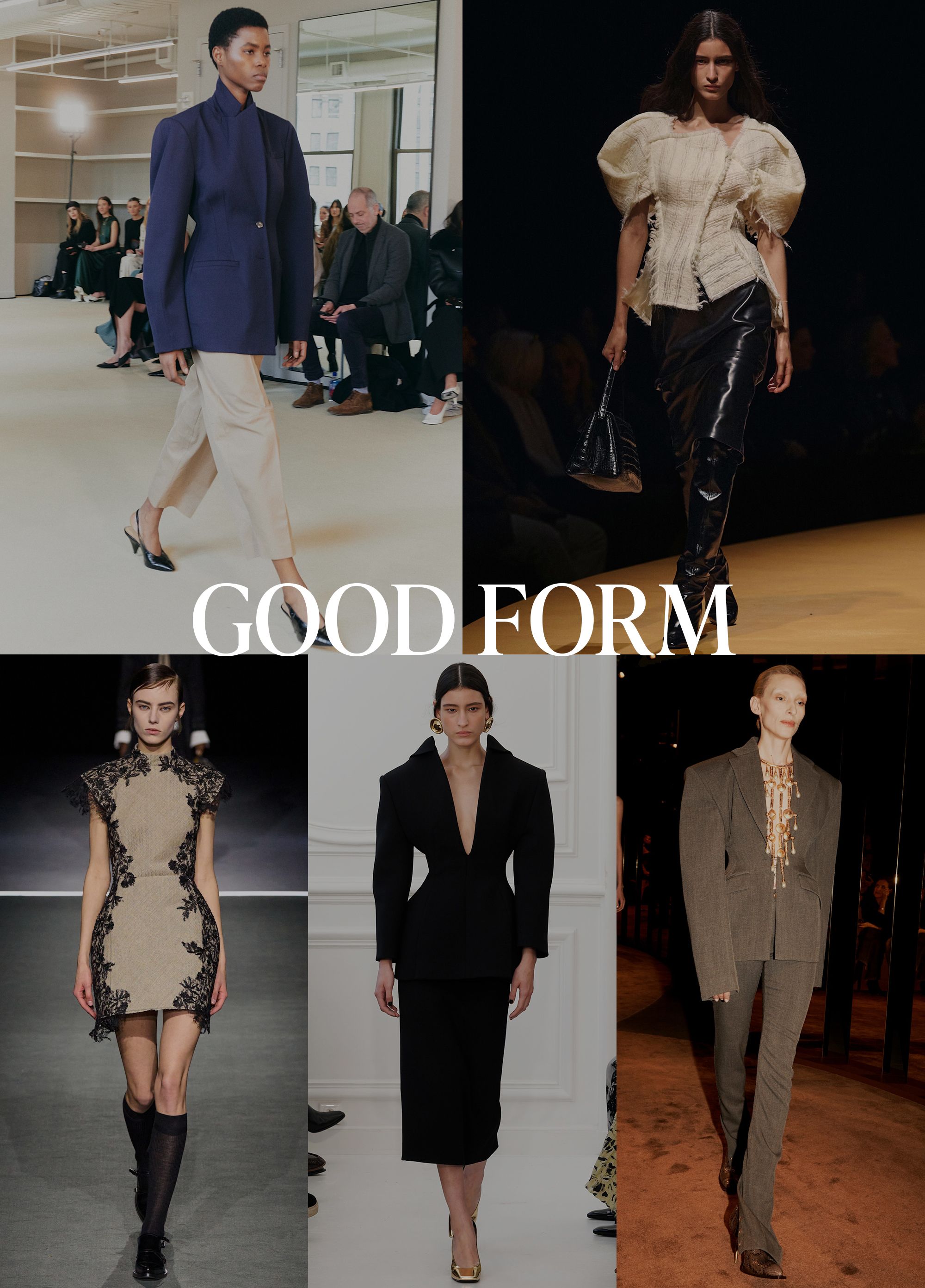 Fall/winter 2025 runway looks.