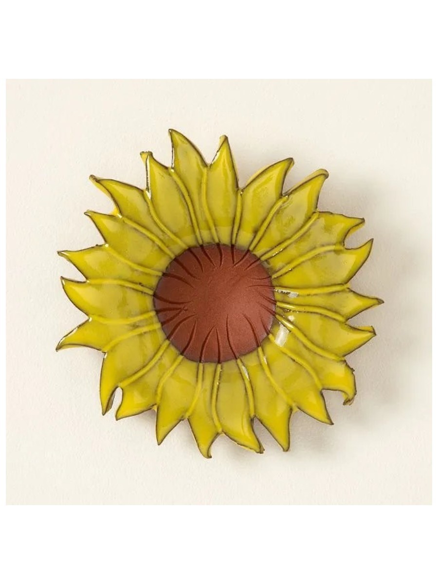 Yellow Sunflower Butterfly Feeder