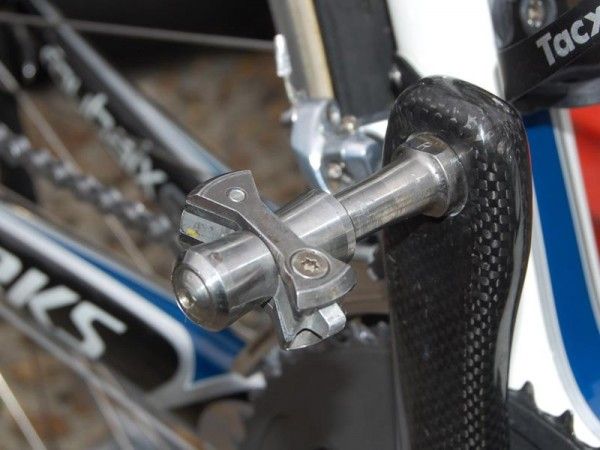Speedplay's special Paris-Roubaix pedals were more common this year.