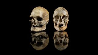These male and female skulls were found in Oberkassel, western Germany, although genetically these two would have originated from the south. It’s believed that this is the oldest evidence of migration during a climate warming.