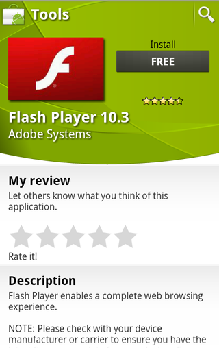 which version of adobe flash for android