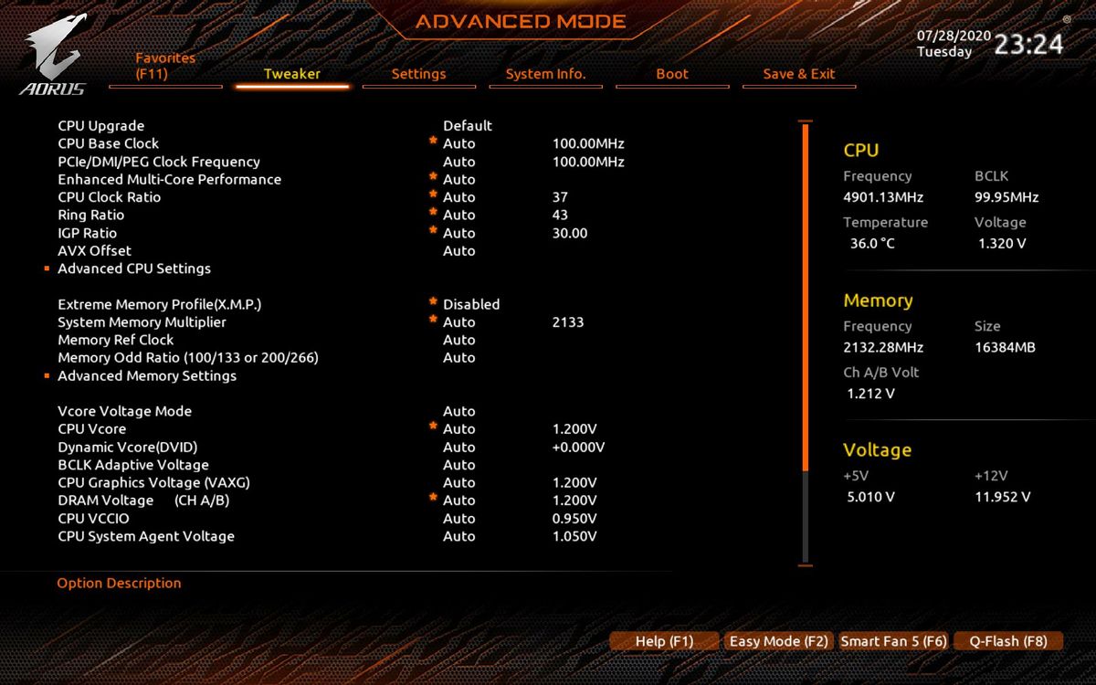 Gigabyte Z490I Aorus Ultra