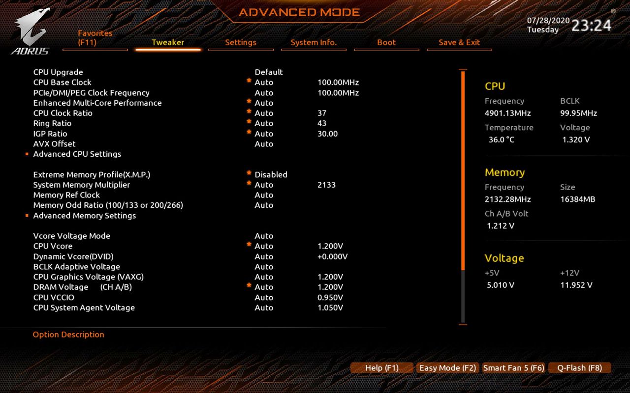 Gigabyte Z490I Aorus Ultra