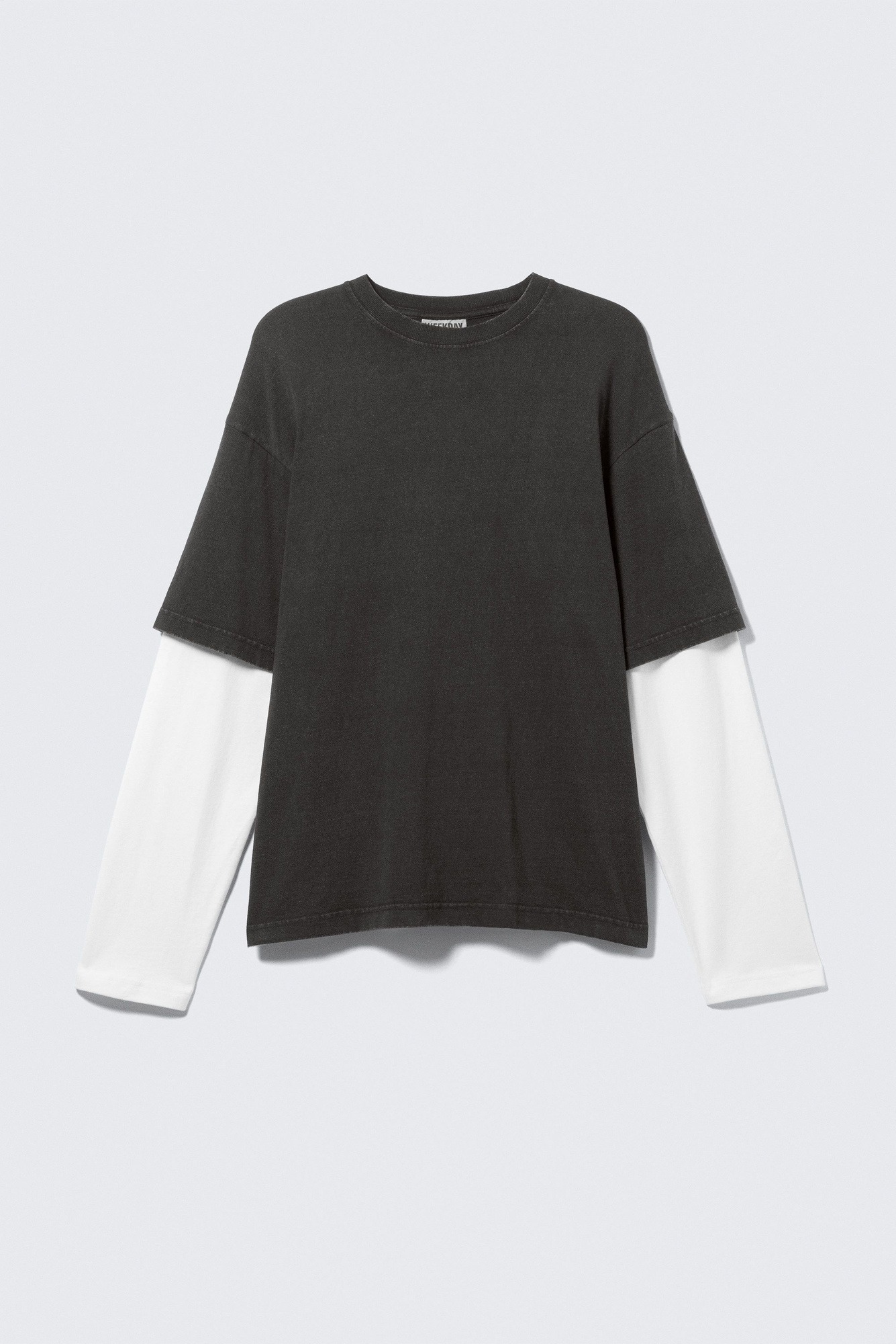 Double-Layered Cotton T-Shirt