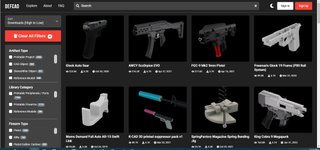 Defcad List of 3D Gun Files