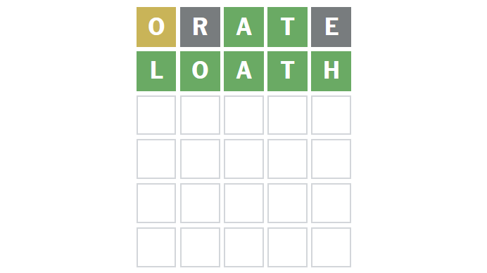 The New York Times Wordle puzzle 1794 on May 17, 2026