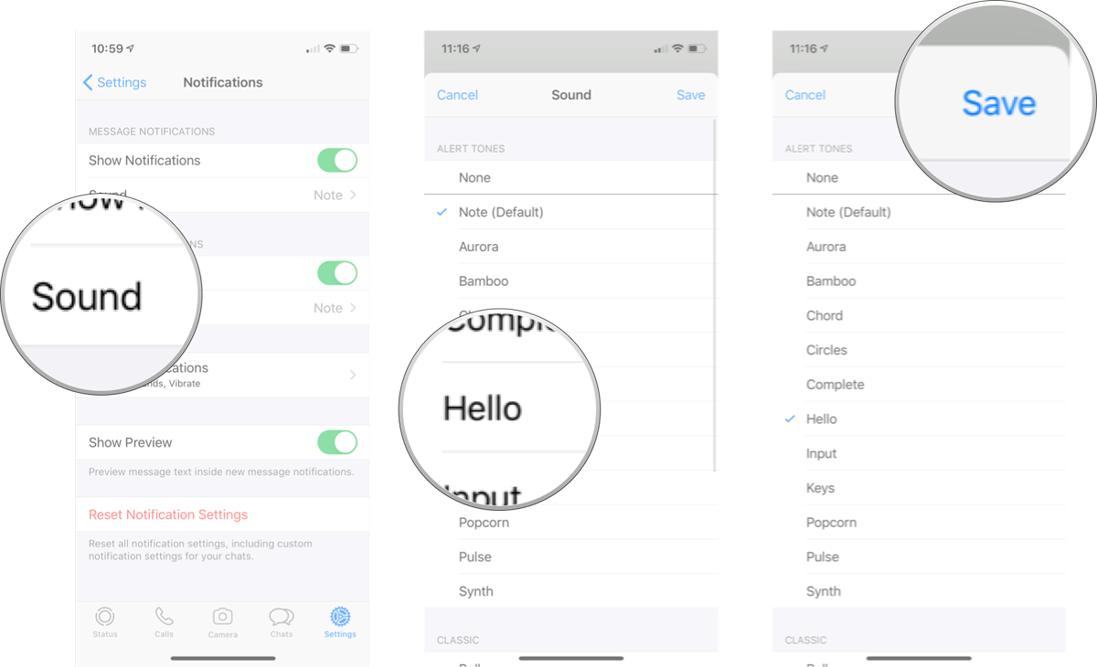 comment activer les notifications sonores sur whatsapp