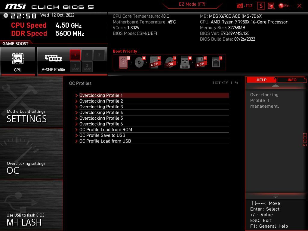 MSI MEG X670E Ace