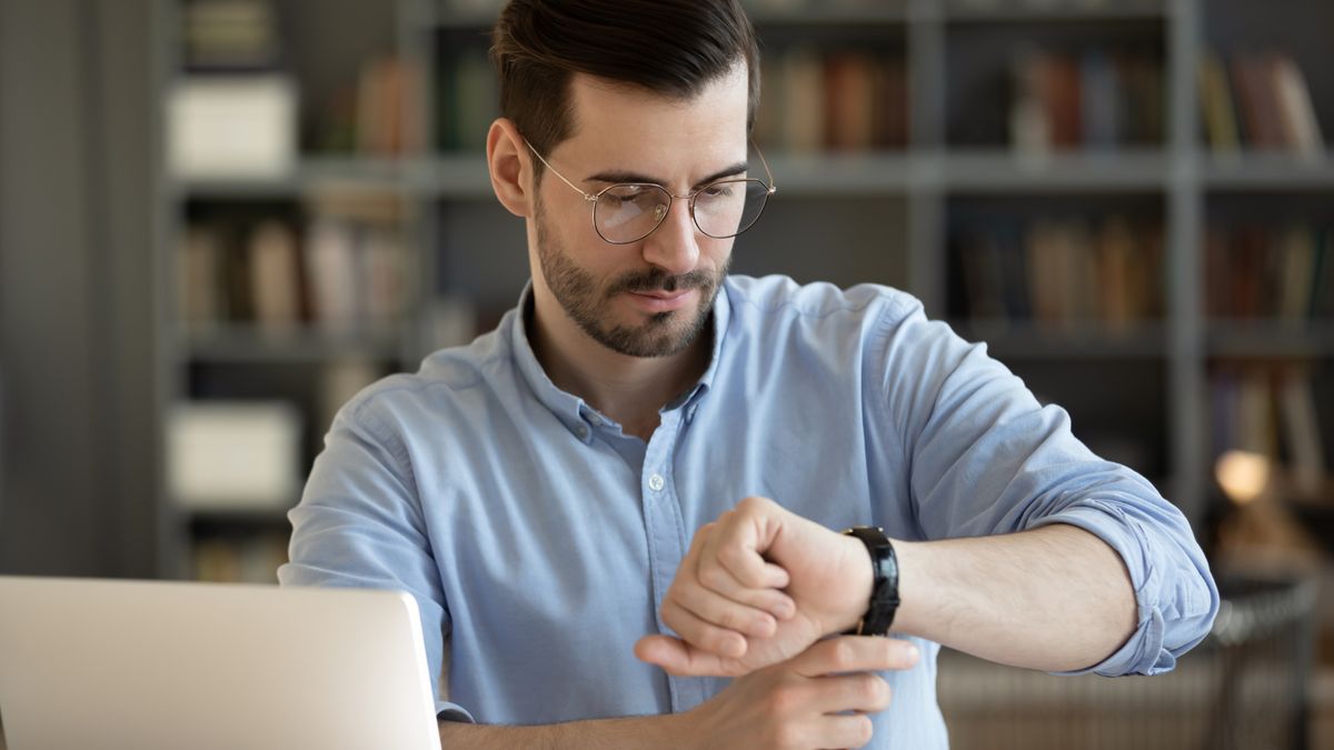 Man using laptop