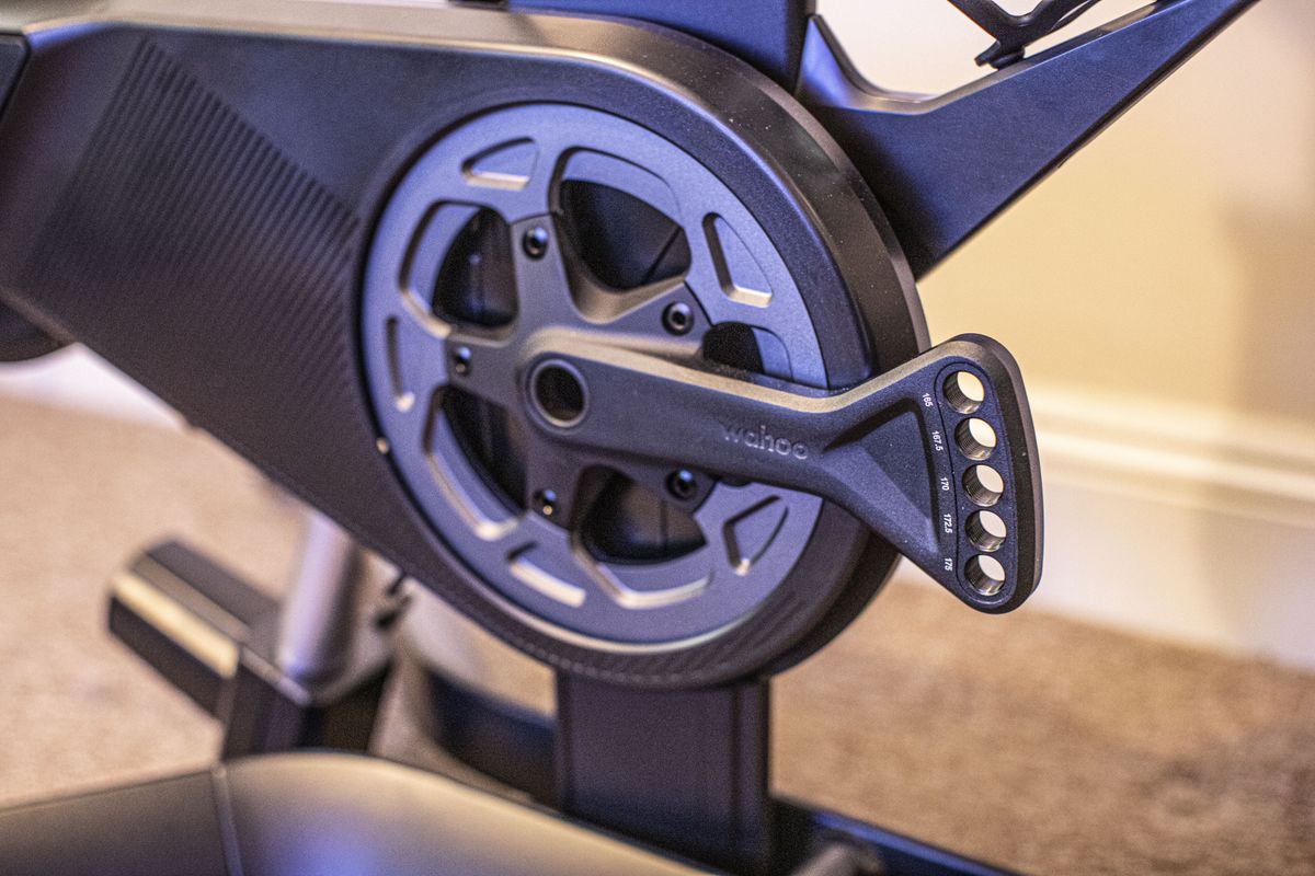 A Wahoo Kickr Pro smart bike