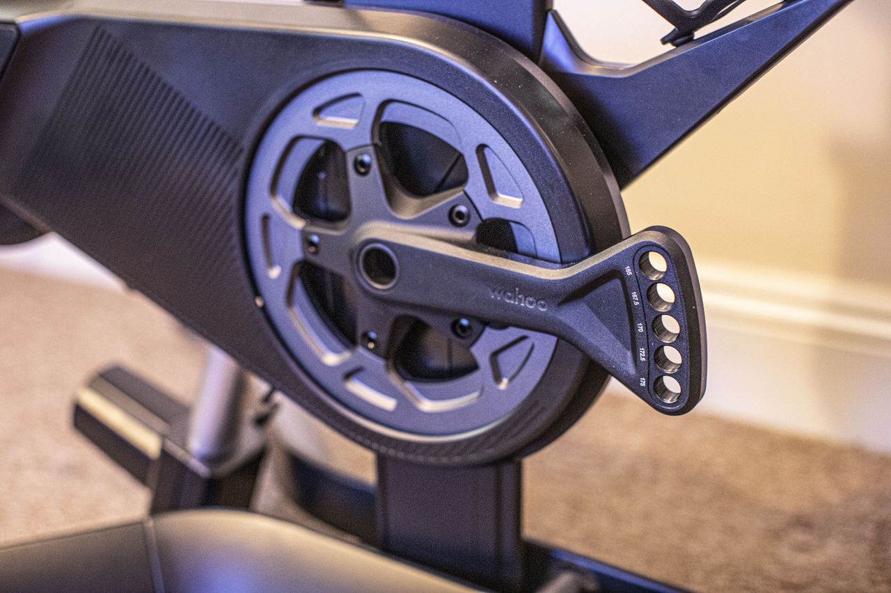 A Wahoo Kickr Pro smart bike