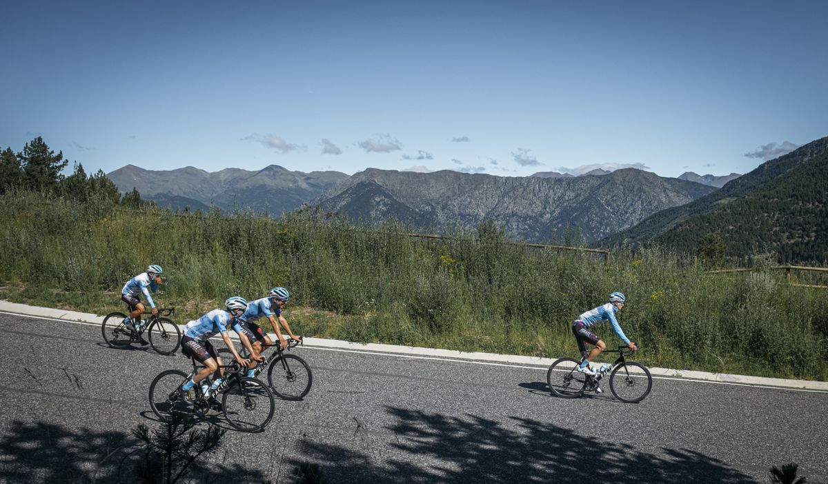 The team enjoyed some great views in the mountains