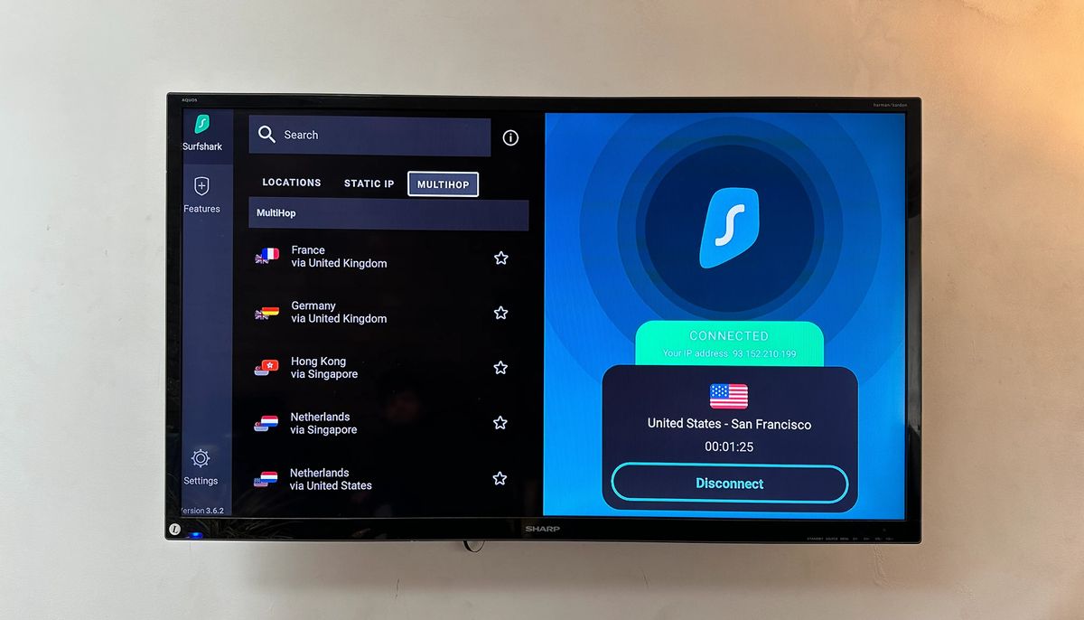 Surfshark VPN setup on a Fire Stick