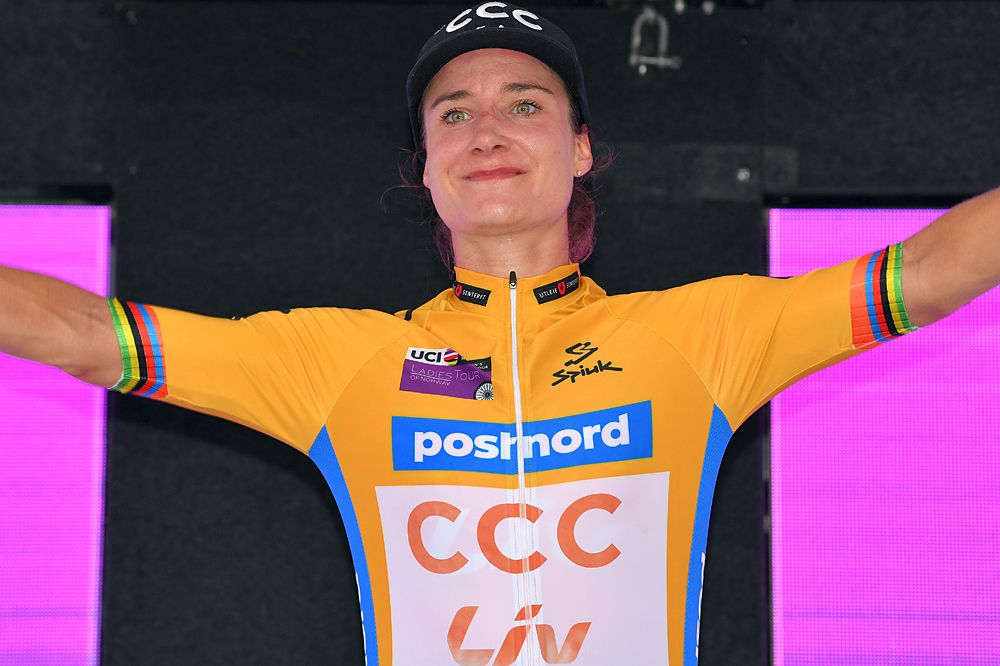 Marianne Vos (CCC-Liv) leads the overall at Ladies Tour of Norway