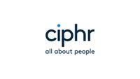 Ciphr logo and motto pictured on a white background.