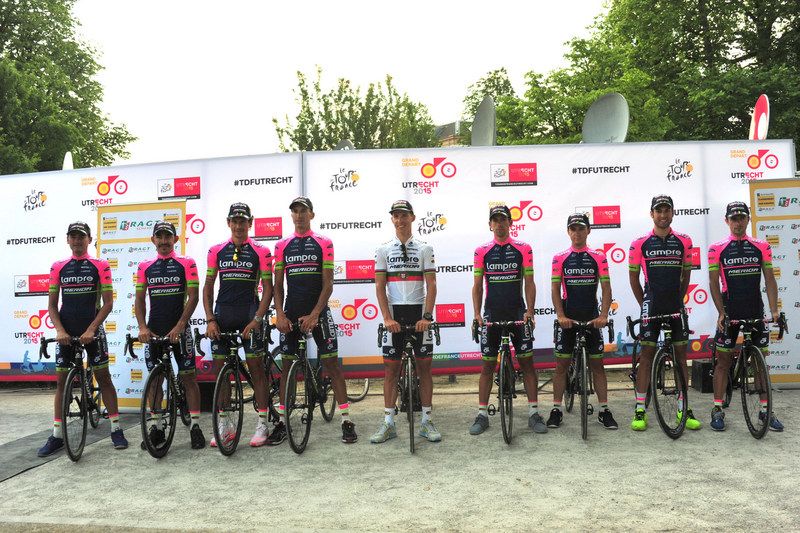 The Lampre-Merida team