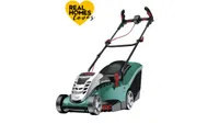 Best electric lawn mower you can buy: Bosch Rotak 43 LI Ergoflex Cordless lawnmower, green and silver