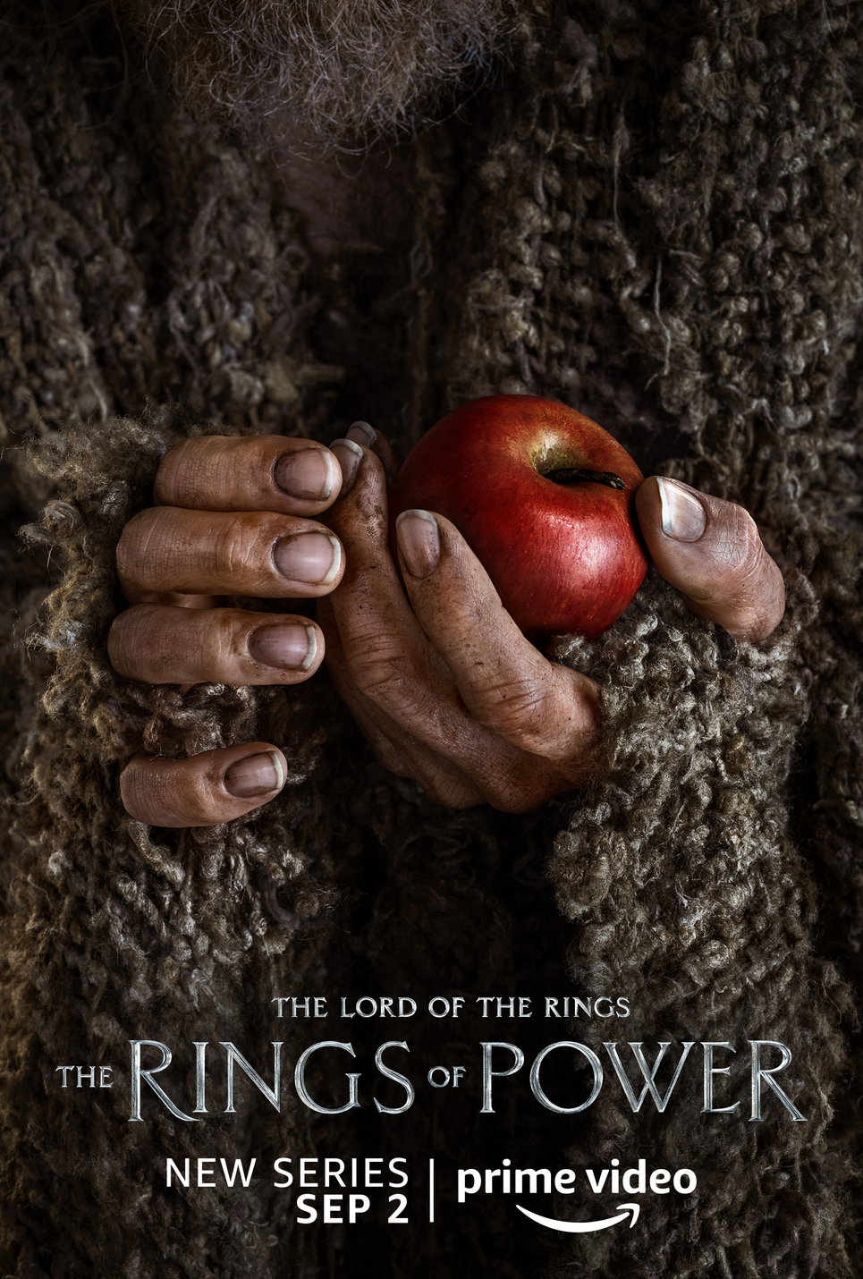 A poster for the Lord of The Rings: The Rings of Power Series