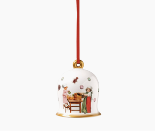 Luxury 2023 dated Christmas bell ornament from Saks Fifth Avenue.
