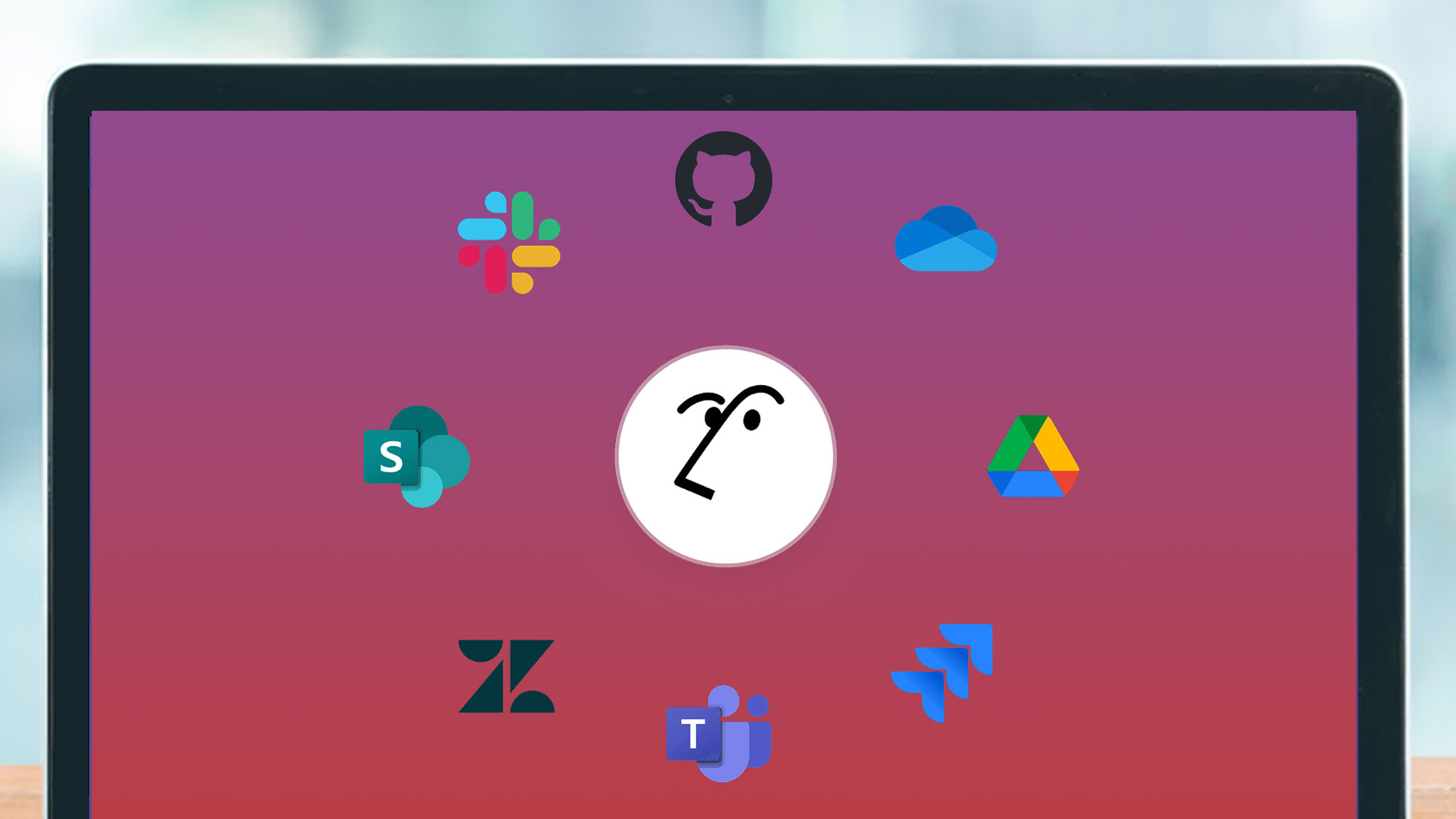 A laptop screen showing the Notion app