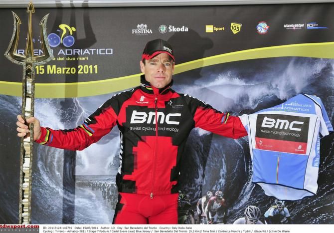 2011 Tirreno-Adriatico winner Cadel Evans (BMC)
