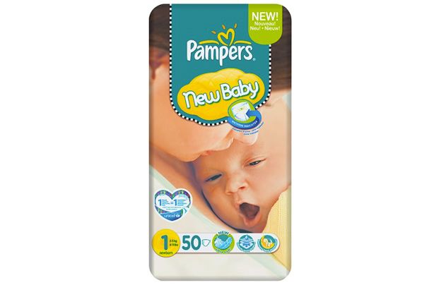 Pampers new baby nappies