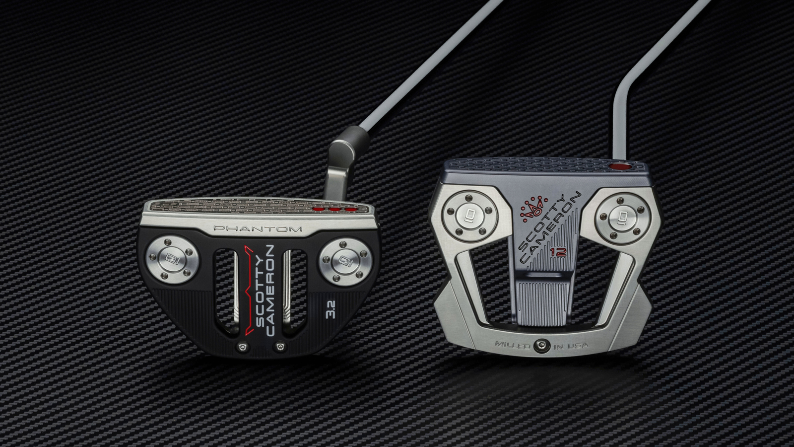 The Scotty Cameron Phantom 3.2 and 12 putters