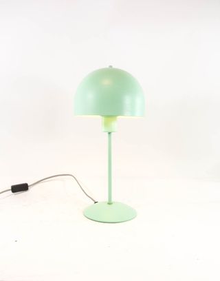 mushroom motif trend green lamp