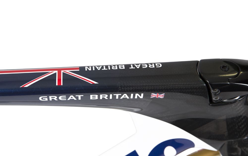 The Cervelo T5GB for Great Britain at the Rio Olympic Games