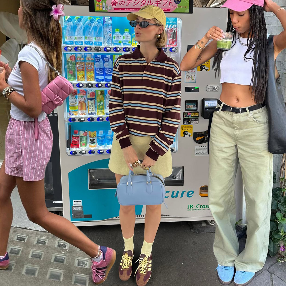 Influencers wearing adidas shoes. 