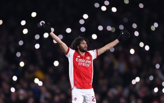 Arsenal midfielder Mohamed Elneny