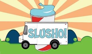 Slusho truck logo