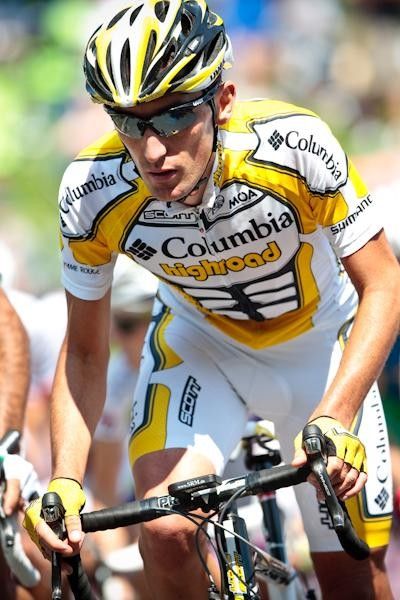 Marco Pinotti (Columbia-Highroad) came straight over after his ride in the Giro D'Italia to race in Philly.