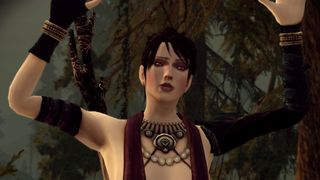 Dragon Age character, Morrigan, known as the Witch of the Savage Land.