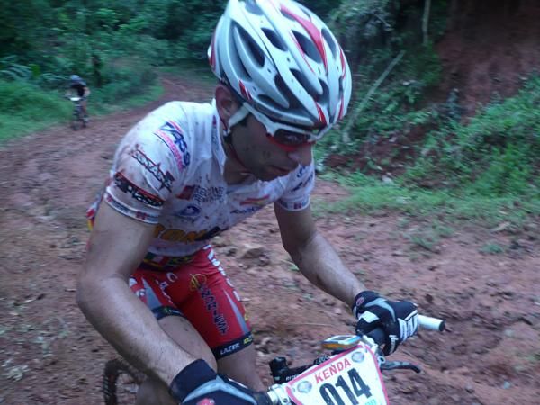 Ironbike winner Ismael Ventura Sanchez