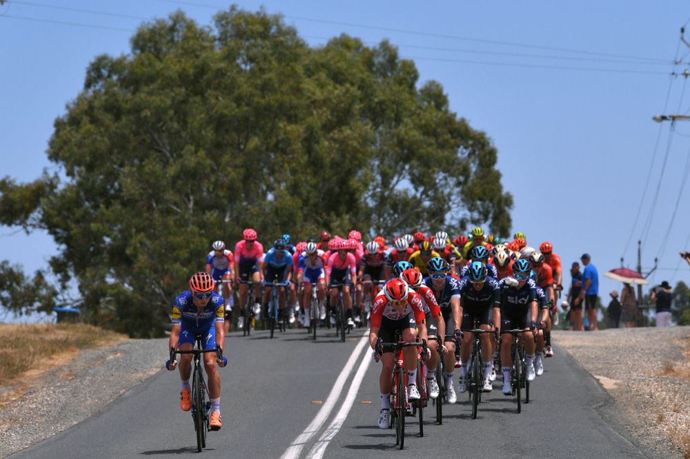 The rolling roads and heat made for a tough day out