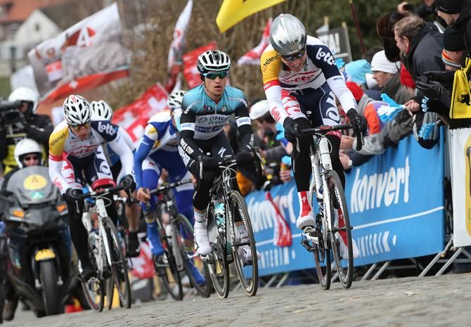 Marcel Sieberg (Lotto-Belisol) made it to the breakaway
