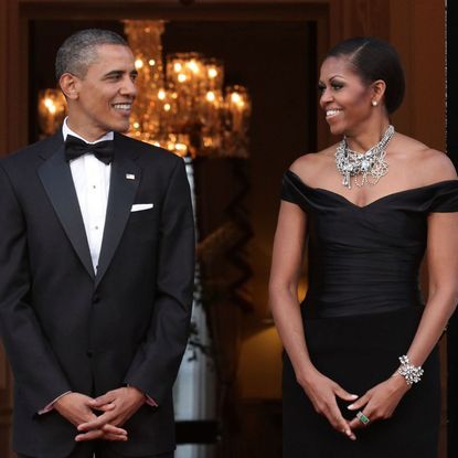 President Barack Obama and First Lady Michelle Obama visit London, in 2011