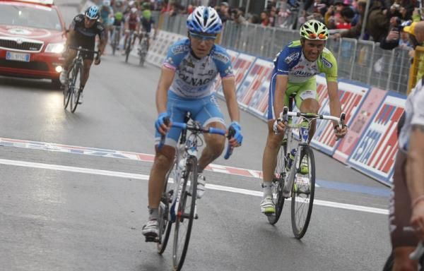 Domenico Pozzovivo (Colnago - CSF Inox) finished in the Basso group